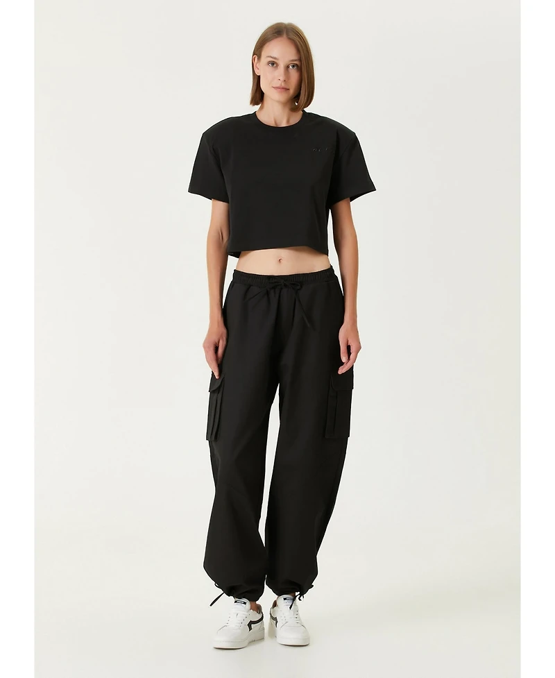 Pcfg Women's Padded Shoulder Cotton T-Shirt