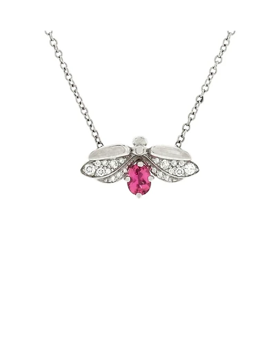 Pre-Owned Tiffany & Co Paper Flowers Firefly Pendant Necklace