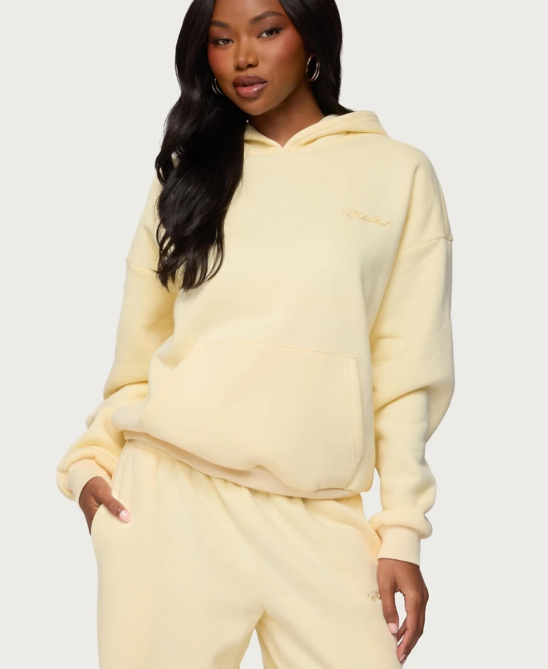 Edikted Women's Basic Girl Oversized Hoodie