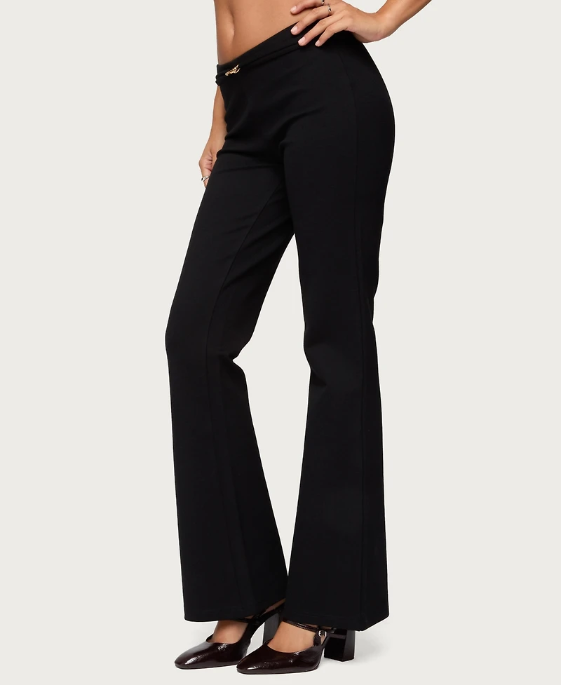Edikted Women's Metiza Flared Pants