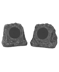 Victrola Pair of Wireless Waterproof Rechargeable Bluetooth Outdoor Rock Speakers