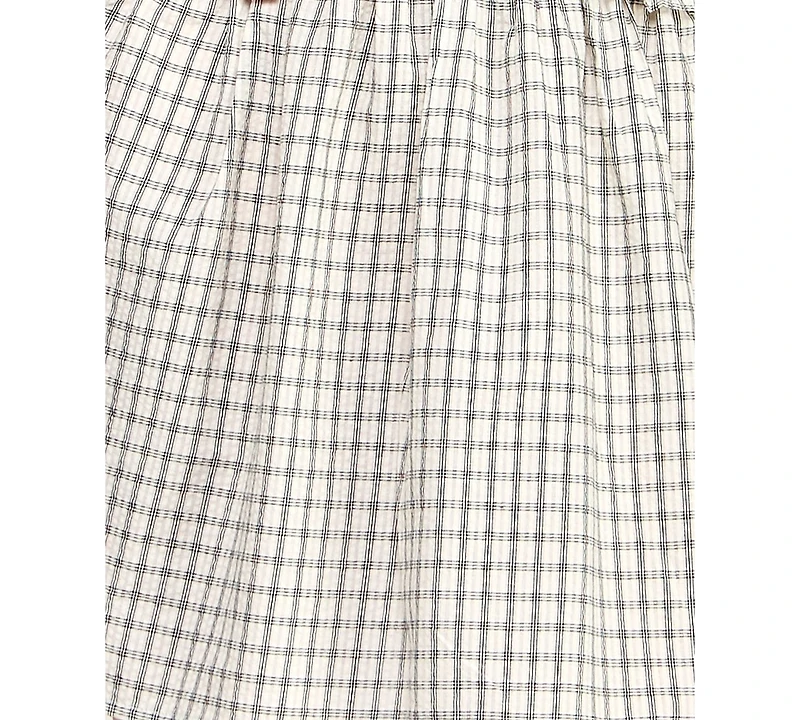 Crystal Doll Women's Peter Pan Collar Smocked Pull-On Dress