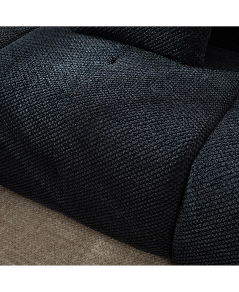 Streamdale Furniture 135.4" 6-Piece U-Shaped Sleeper Modular Sectional Sofa Bed Chaise Oversized 4-Seater Couch