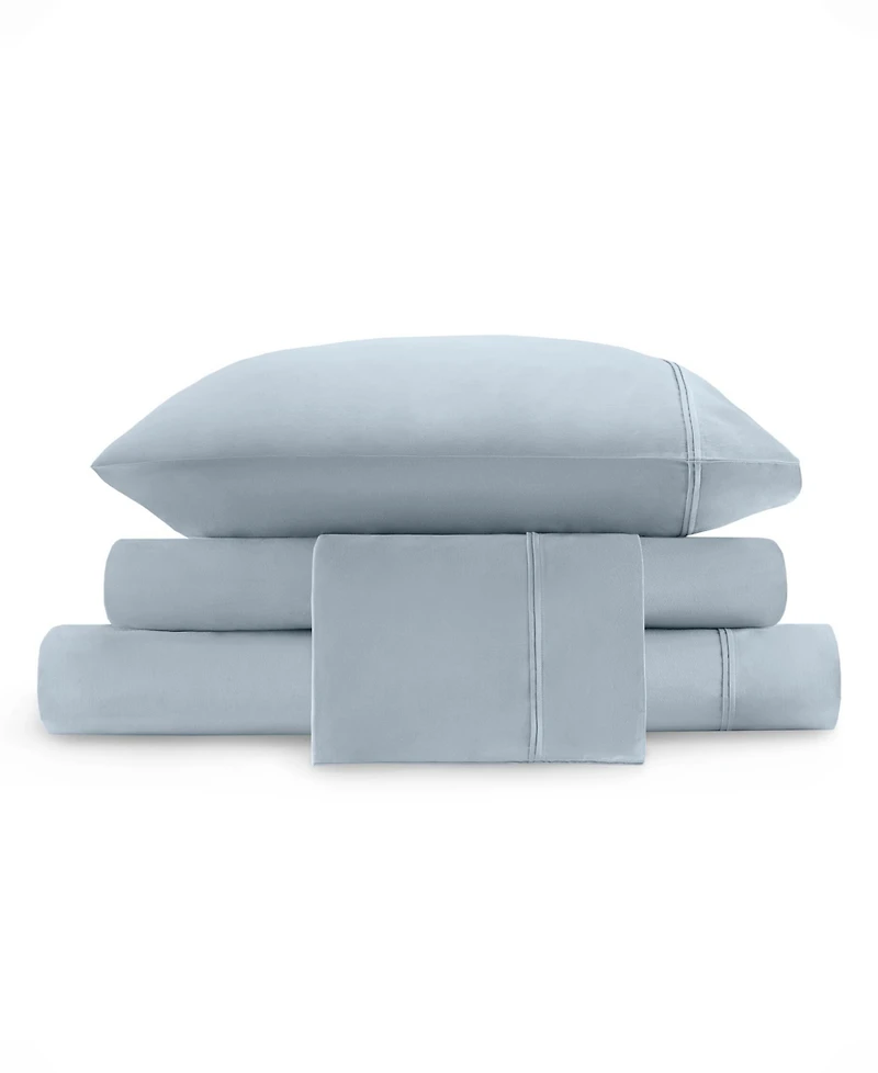 Harbor House Sateen 400-Thread Count Cotton 5-Pc. Sheet Set, Split King