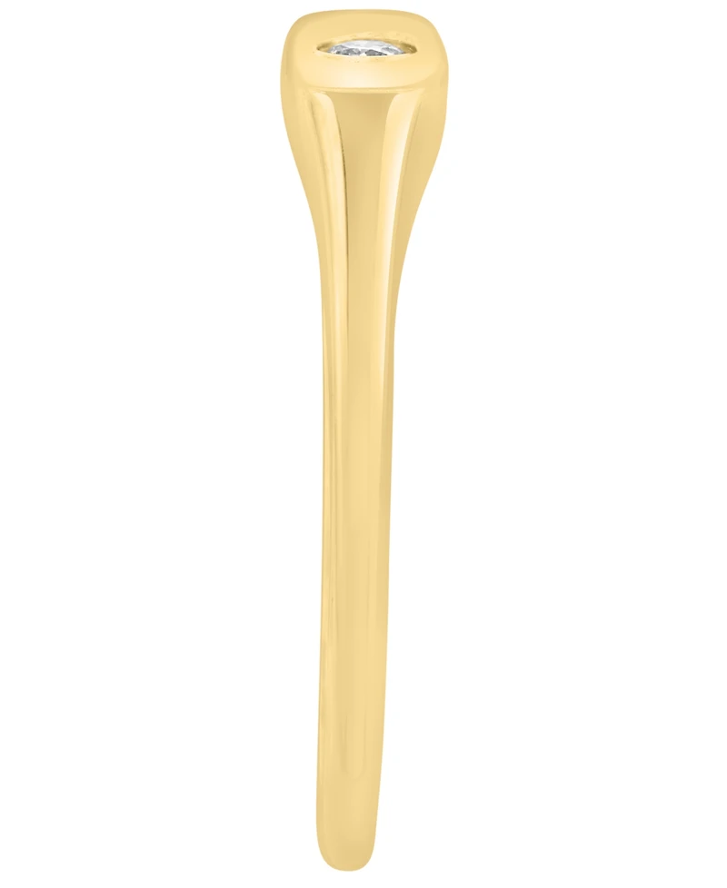 Effy Collection Diamond Accent Pinky Ring in 14k Yellow Gold