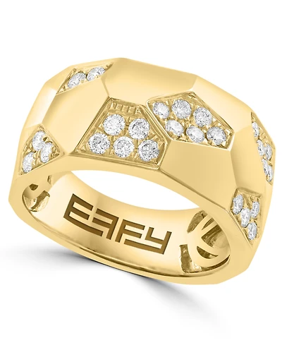 Effy Collection Diamond Ring (3/8 ct. t.w.) in 14k Yellow Gold