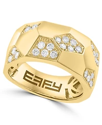 Effy Collection Diamond Ring (3/8 ct. t.w.) in 14k Yellow Gold