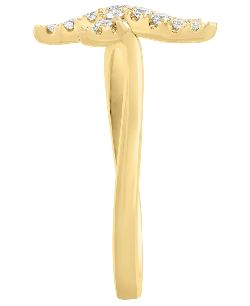 Effy Collection Diamond Ring (1/4 ct. t.w.) in 14k Yellow Gold