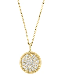 Effy Collection Diamond Pendant Necklace (1/2 ct. t.w.) in 14k Yellow Gold