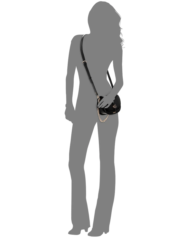 Guess Carrie Mini Flap Magnetic Closure Crossbody Bag