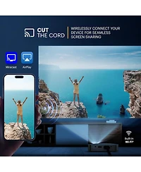 Kodak Luma 350 Smart Projector, Portable Pico Projector with 60" Screen, Case, Tripod & Remote