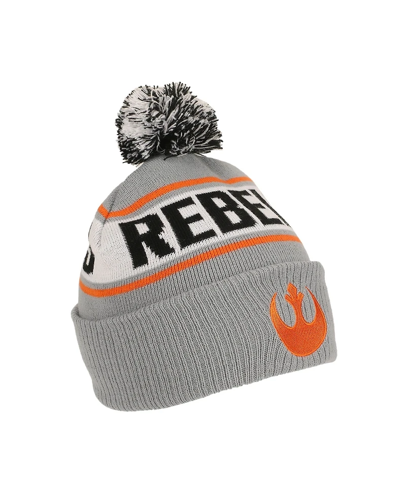 Star Wars Men's Rebels Gray Cuff Beanie