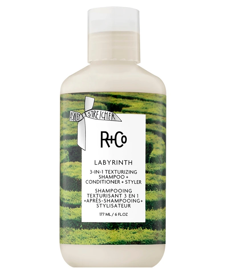 R+Co Labyrinth 3-in-1 Texturizing Shampoo Plus Conditioner, 6 oz.
