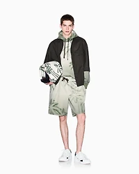 A|X Armani Exchange Men's Short Sleeve Palm Tree Print Crewneck T-Shirt