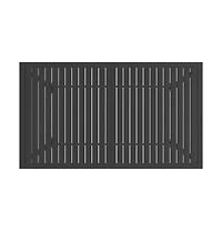 vidaXL Patio Table Anthracite 55.1"x31.5"x28.3" Steel