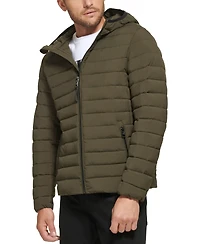 Calvin Klein Men's Hooded & Quilted Packable Jacket