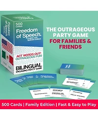 Quokka Juegos de Mesa en Espanol para la Familia – 500 Bilingual Spanish & English Card –Great for Game Nights