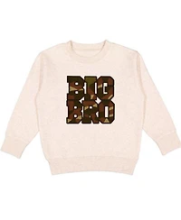 Sweet Wink Toddler Boys Big Bro Camo Patch Sweatshirt