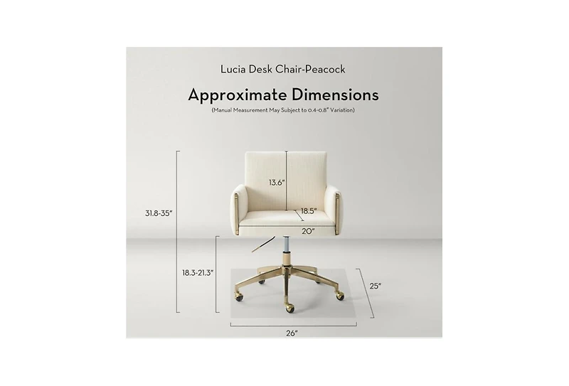 Z Gallerie Lucia Desk Chair