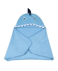 Lambs & Ivy Baby Baby/Infant Luxury Cotton Terry Shark Hooded Bath Towel