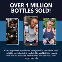 L-Arginine Capsules for Men's Stamina, Endurance & Performance, Havasu Nutrition