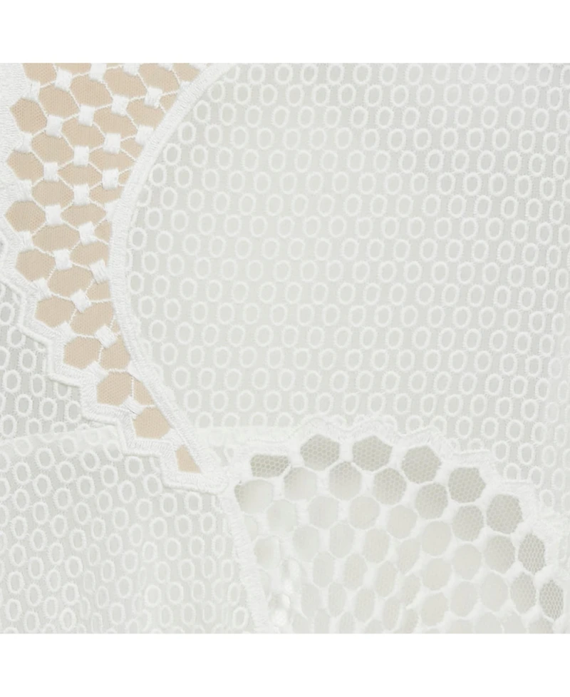 Pre-Owned Stella Mccartney Women's White Lace Asymmetric Dress