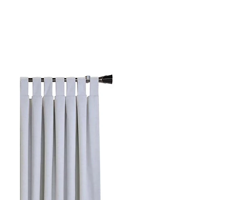 ThermaPlus Ventura Tab Top Window Curtain Panel Pair 52" x 63", White