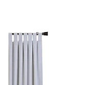 ThermaPlus Ventura Tab Top Window Curtain Panel Pair 52" x 63", White