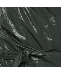 Pre-Owned Isabel Marant Women's Black Lurex Cotton & Linen Wrap Dress