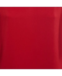 Pre-Owned Stella Mccartney Women's Red Crepe Gathered Shoulder Shift Dress