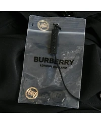 Pre-Owned Burberry Women's Black Chiffon Belted Midi Dress