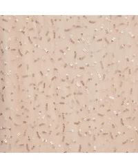 Pre-Owned Chloe Women's Light Orange Sequin Detail Silk Cut-Out Dress