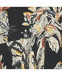 Pre-Owned Stella Mccartney Women's Navy Blue Printed Crepe Asymmetric Mini Dress