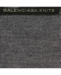 Pre-Owned Balenciaga Women's Black Knit V-Neck Dress