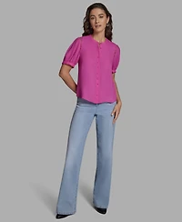 Bcbg Women's Button Front Top