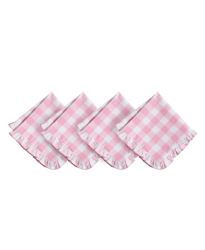Elrene Charming Gingham Napkins, Set of 4