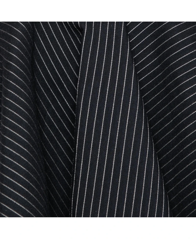 Pre-Owned Stella Mccartney Women's Black Cotton Striped Flared Mini Skirt