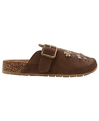 Bebe Girls' 1-13 Ornaments and Buckled Details Slip-On Footbed Clogs