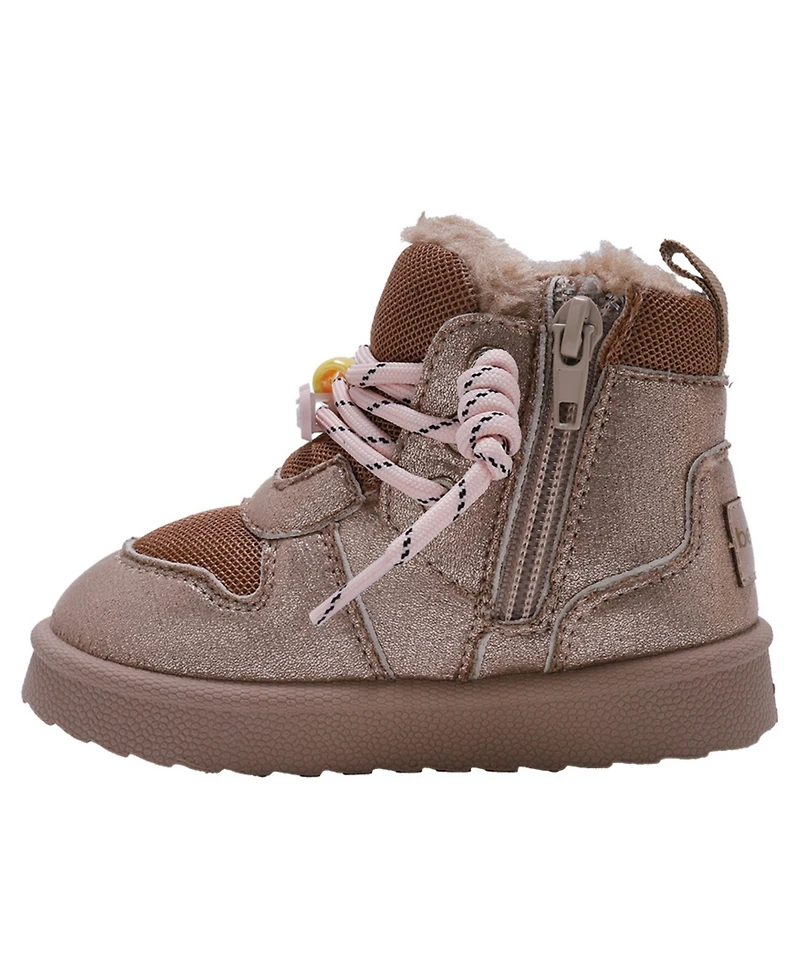 Bebe Girls' Toddler 5T-10T Lace-Up Hiker Boots