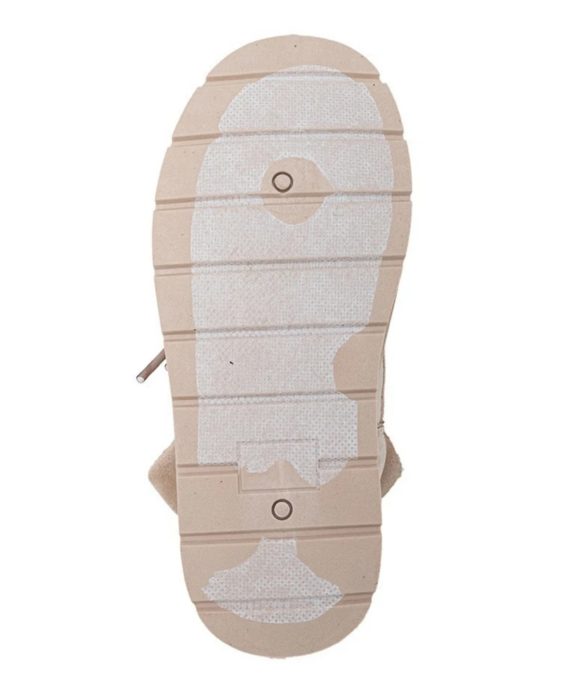 Bebe Girls' 1-13 Lace-Up Logo Charm Winter Boots