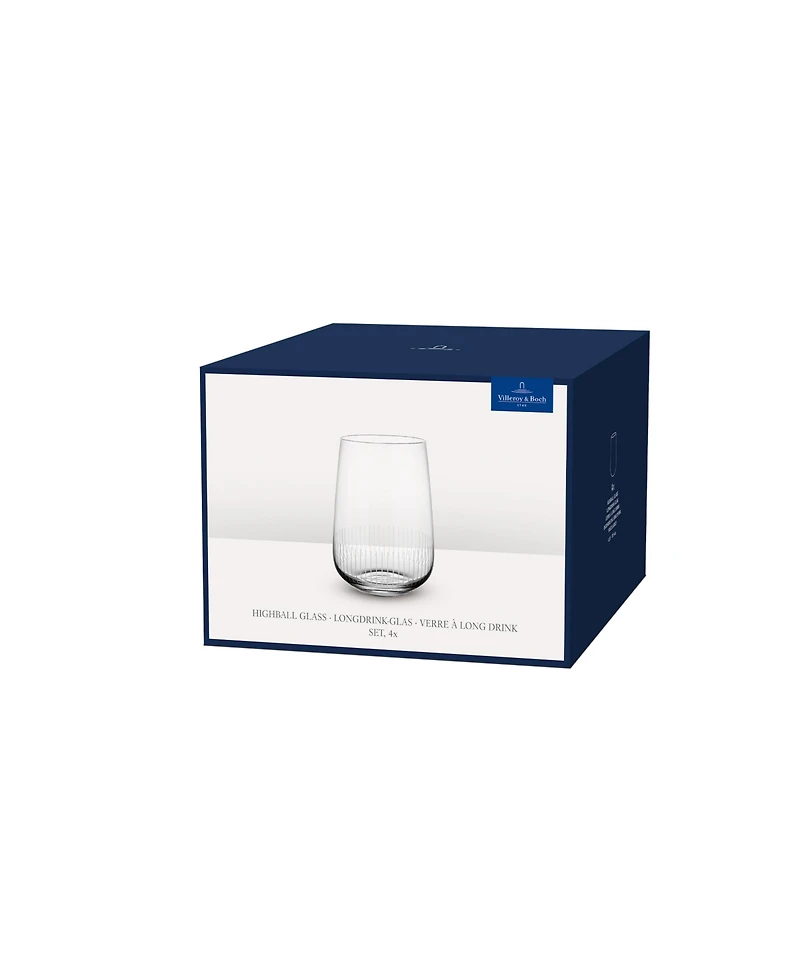 Villeroy & Boch Afina Stemless Wine Glasses, Set of 4