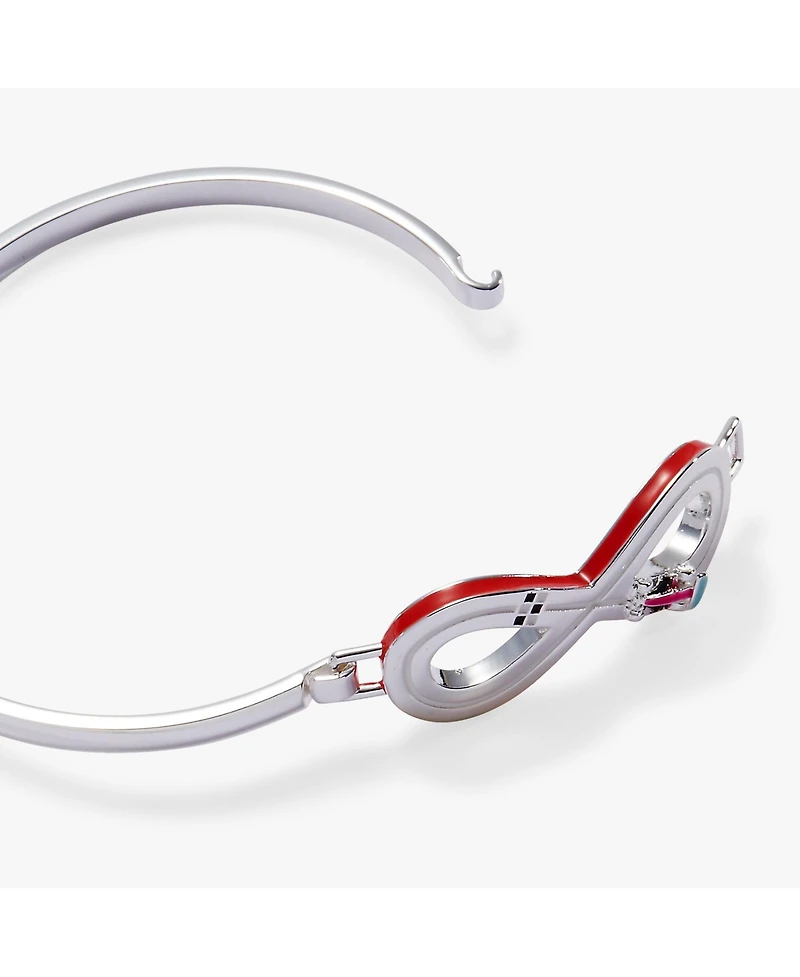 Alex and Ani Hot Wheels Figure 8 Racecar Tension Bangle Bracelet