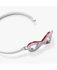 Alex and Ani Hot Wheels Figure 8 Racecar Tension Bangle Bracelet