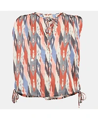 Pre-Owned Isabel Marant Women's Etoile Satin Print Sleeveless Top