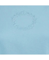 Pre-Owned Burberry Women's Logo Embroidery Cotton Crew Neck T-Shirt