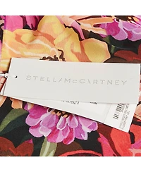 Pre-Owned Stella Mccartney Women's Multicolor Flower Print Silk Midi Skirt