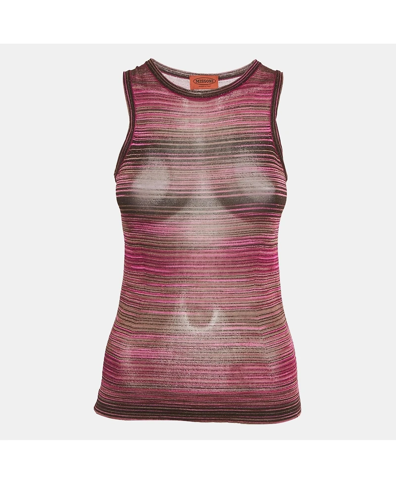 Pre-Owned Missoni Women's Lurex Knit Tank Top
