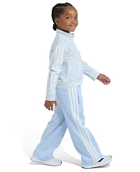 adidas Girls' 2T-6X Stripe Printed Jacket and Pants, 2-Piece Set