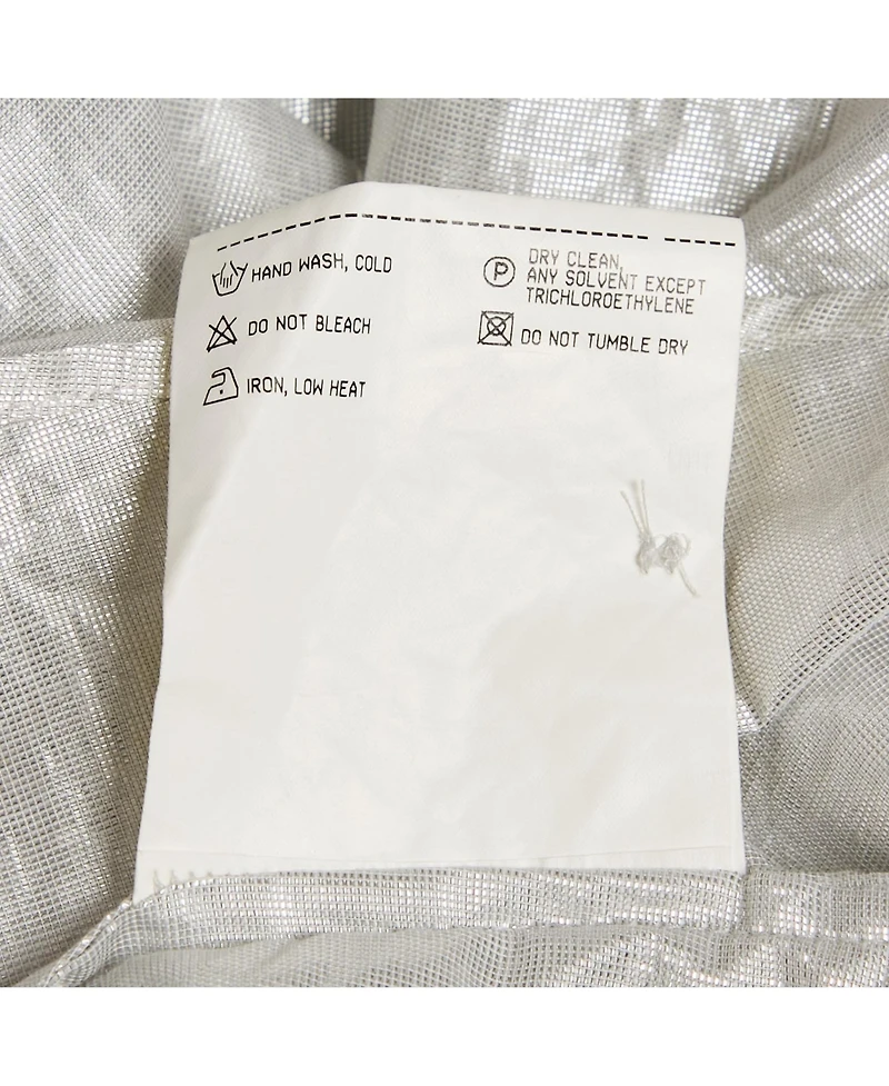 Pre-Owned Burberry Women's London Lamé Button Front Shirt