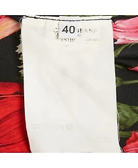 Pre-Owned Dolce & Gabbana Women's Tulip Print Silk Long Sleeve Shirt